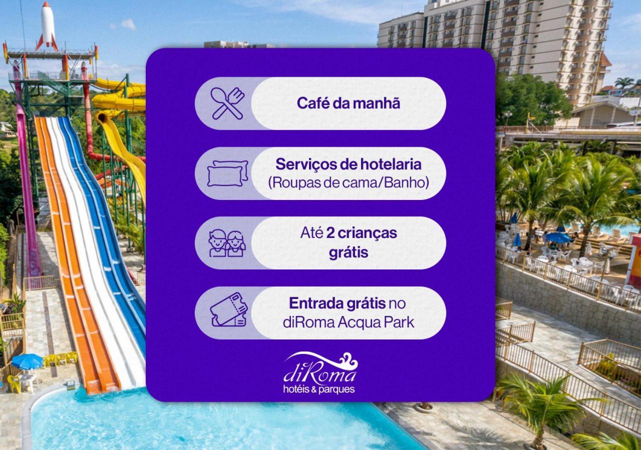 Lacqua Diroma II Incluso O Acesso Ao Acqua Park Todos Os Dias, Exceto No Dia Do Check-Out Caldas Novas Exterior photo